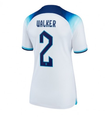 Englanti Kyle Walker #2 Kotipaita Naisten EM-Kisat 2020 Lyhyet Hihat